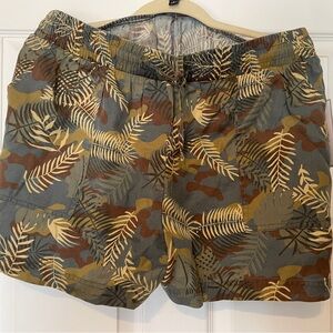 Tropical Print Women Shorts